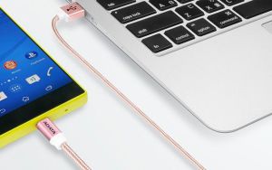 Kabel USB ADATA USB-A - 1 m Różowy (AMUCAL-100CMK-CRG) 6