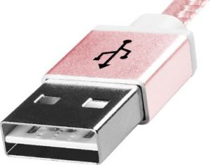 Kabel USB ADATA USB-A - 1 m Różowy (AMUCAL-100CMK-CRG) 9