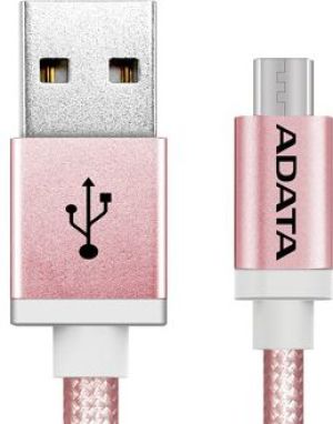 Kabel USB ADATA USB-A - 1 m Różowy (AMUCAL-100CMK-CRG) 10