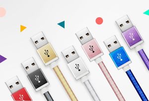 Kabel USB ADATA USB-microUSB 1m Gold alu-knit (AMUCAL-100CMK-CGD) 2