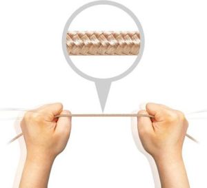 Kabel USB ADATA USB-microUSB 1m Gold alu-knit (AMUCAL-100CMK-CGD) 6