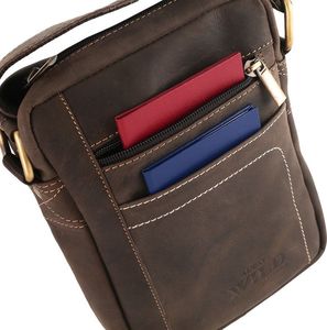 Always Wild Kompaktowa, skórzana listonoszka męska z wieloma kieszonkami Always Wild Nie dotyczy 11