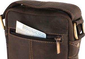 Always Wild Kompaktowa, skórzana listonoszka męska z wieloma kieszonkami Always Wild Nie dotyczy 12