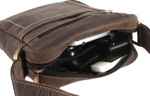 Always Wild Kompaktowa, skórzana listonoszka męska z wieloma kieszonkami Always Wild Nie dotyczy 4