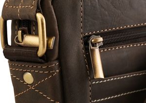 Always Wild Kompaktowa, skórzana listonoszka męska z wieloma kieszonkami Always Wild Nie dotyczy 7