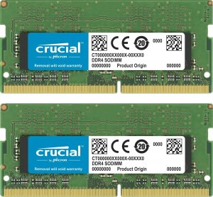 Pamięć do laptopa Crucial SODIMM, DDR4, 16 GB, 2400 MHz, CL17 (CT2K8G4SFS824A) 1