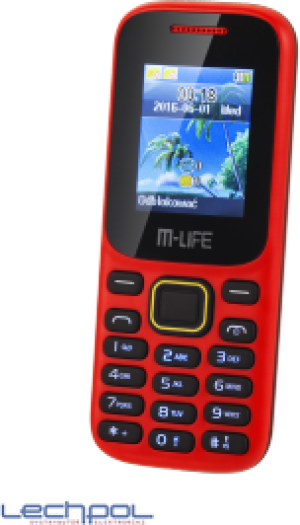 Telefon komórkowy M-Life ML0586.1 czerwony 1