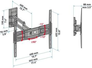 Meliconi Uchwyt EDR 400 40"-50" 2