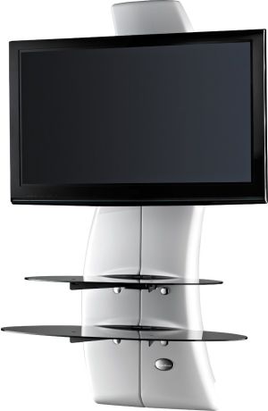 Meliconi Podstawa pod telewizor Ghost Design 2000 biała (488066) 1