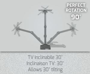 Meliconi Uchwyt Slim Style 100SDR 14"-25" 6
