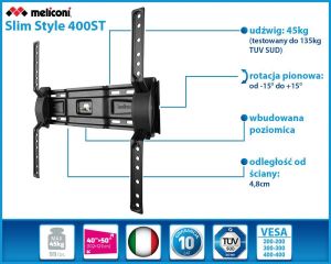 Meliconi Uchwyt Slim Style 400ST 40"-50" 2