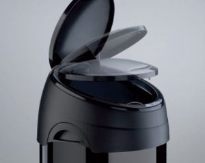 Kosz na śmieci Meliconi Soft-Touch na przycisk 40L czarny (14001253106BB) 2