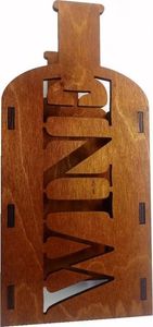 Anapol Drewniany stojak na wino Anapol na 3 butelki 4