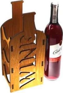 Anapol Drewniany stojak na wino Anapol na 3 butelki 5