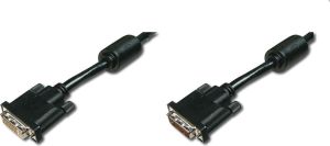 Kabel Digitus DVI-D - DVI-D 10m czarny (AK-320200-100-S) 1