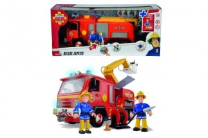 Simba Strażak Sam, Wóz Strażacki z 2 firgurkami Jupiter - (109257661038) 3