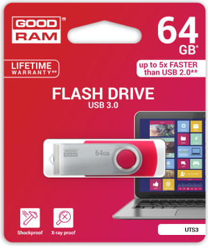 Pendrive GoodRam UTS3, 64 GB  (UTS3-0640R0R11) 2