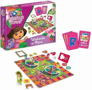 Alexander Gra planszowa 3D Dora Poznaje Świat Wakacje w Peru 2
