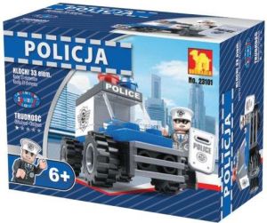 Dromader Klocki policja Wóz policjanta 33 elementów - 130-23101 1