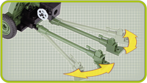 Cobi radziecka armata polowa M 1942 ZIS-3 - COBI-2337 6