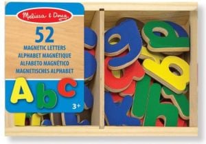 Melissa & Doug Magnetyczne drewniane litery - 10448 1