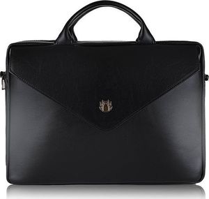 Torba Felice Skórzana damska torba na laptopa Felice czarna 3