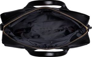 Torba Felice Skórzana damska torba na laptopa Felice czarna 5