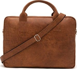 Torba Brdrene Skórzana torba męska na ramię, laptop Brodrene BL12 jasny brąz 3