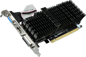 Karta graficzna Gigabyte GeForce GT 710 1GB GDDR3 (64 bit) HDMI, DVI, D-Sub, Low Profile (GV-N710SL-1GL) 2