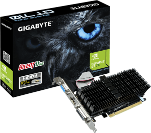 Karta graficzna Gigabyte GeForce GT 710 2GB GDDR3 (64 bit) HDMI, DVI, D-Sub, Low Profile (GV-N710SL-2GL) 1