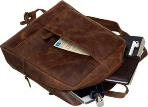 Plecak damski brązowy RLB-8601-5685 BROWN 5