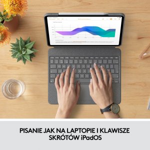 Logitech Combo Touch for iPad Pro 12.9-inch (5th and 6th gen) - GREY - UK (920-010214) 10