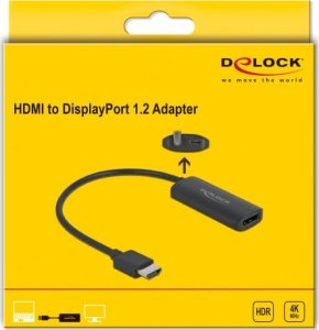Adapter AV Delock HDMI - DisplayPort + USB-A czarny (63206) 9