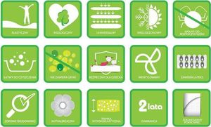 Hevea Materac z lateksem Snudo Max 180x90 (Aegis Natural Care) 5