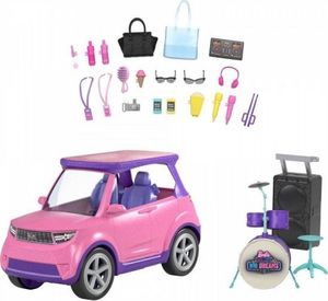 Lalka Barbie Mattel Big City Big Dreams - Samochód + Koncertowa scena 2w1 (GYJ25) 1