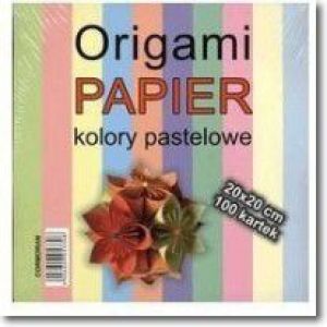 Cormoran Papier do origami, kolory pastelowe, 20x20 cm, 100 kartek 1