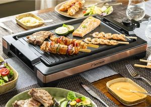 Grill elektryczny Bestron ABBQ2000CO Czarno-brązowy 4