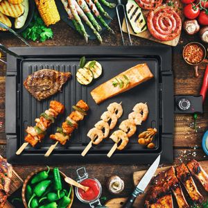 Grill elektryczny Bestron ABBQ2000CO Czarno-brązowy 5