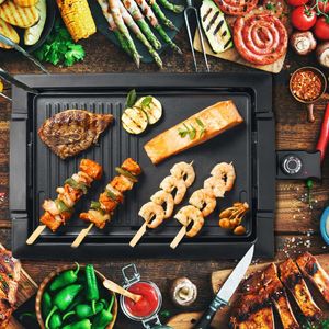 Grill elektryczny Bestron ABBQ2000CO Czarno-srebrny 2