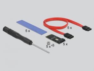 Kontroler Delock PCIe 3.0 x16 - 5x M.2 SATA (90435) 5