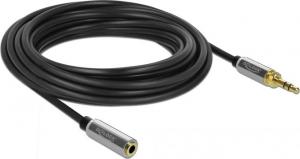 Kabel Delock Jack 3.5mm - Jack 3.5mm 5m czarny (85783) 1