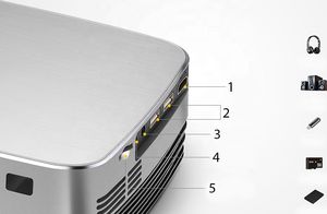 Projektor Dream S3 LED 1280 x 720px 180 lm LED 13