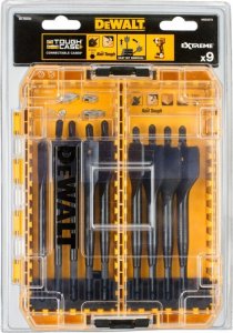 Wiertło Dewalt Zestaw wierteł łopatkowych do drewna 12-32mm 9szt. piórowych Tough Case DT70751 2