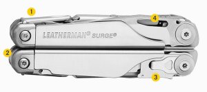Leatherman Leatherman multitool SURGE black - 831334 7