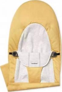 BabyBjorn Poszycie do leżaczka Balance Soft, żółto-szary, Cotton/Jersey 1