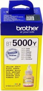Tusz Brother Oryginalny Tusz BT5000Y Yellow do Brother T300 / T310 / T500W / T510W / T700 / T710W / T910DW / 48,8ml 2