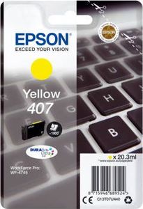 Tusz Epson Oryginalny Tusz 407 do Epson 20.3 ml Yellow 1