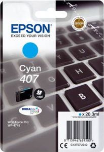 Tusz Epson Oryginalny Tusz 407 do Epson 20.3 ml Cyan 1