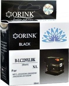 Tusz Orink ORINK Tusz LC229XLBK do drukarek LC229XLBK Brother MFC J5320DW / J5620DW / J5625DW / MFC J5720DW | Black | 58ml. 1