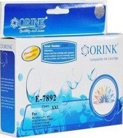 Tusz Orink ORINK Tusz 7892XXL do drukarek Epson WF5110DW / 5190DW / 5620DWF / 5690DWF | Cyan | 36ml. 1